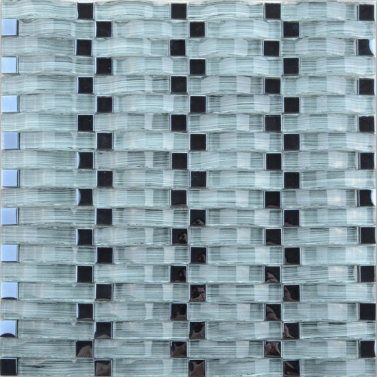 Blue Glazed Glass Mosaic Tile