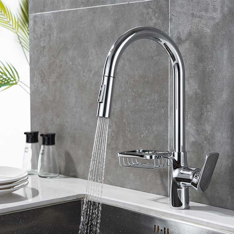 Wholesale top selling hotel 7 number single handle stainless steel kitchen faucet