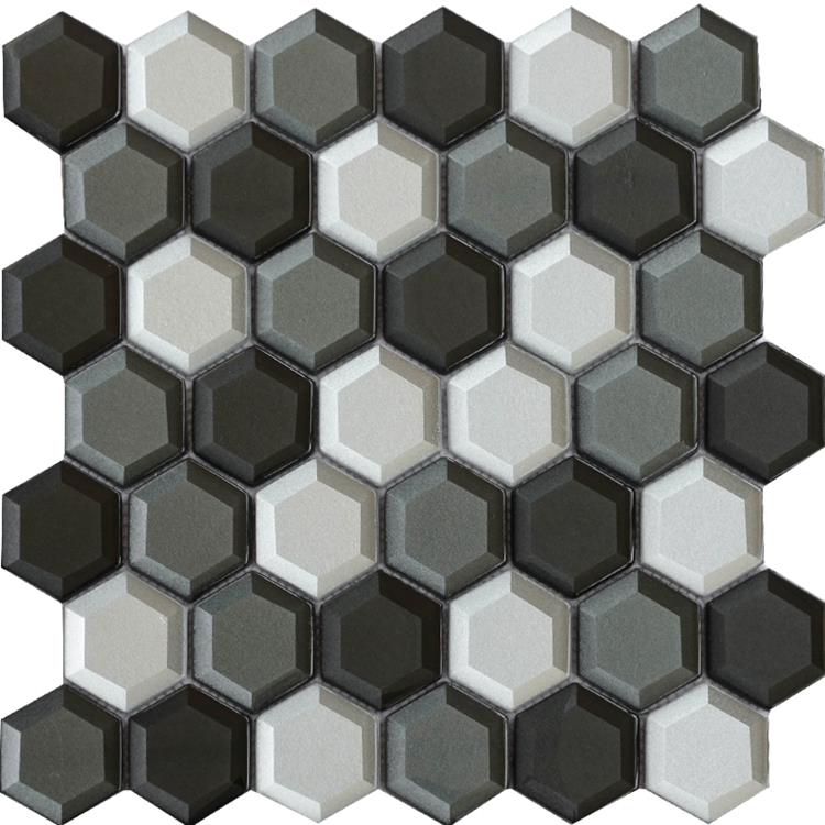Glass Mosaic Tile Bathroom (1)