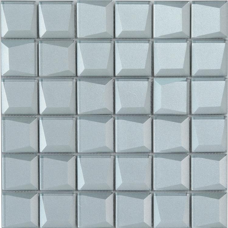 clear glass mosaic tile