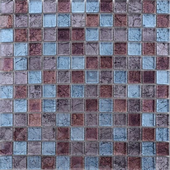 Red Glazed Glass Mosaic Tile