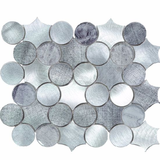 Silver Grey Glazed Ceramic Tile