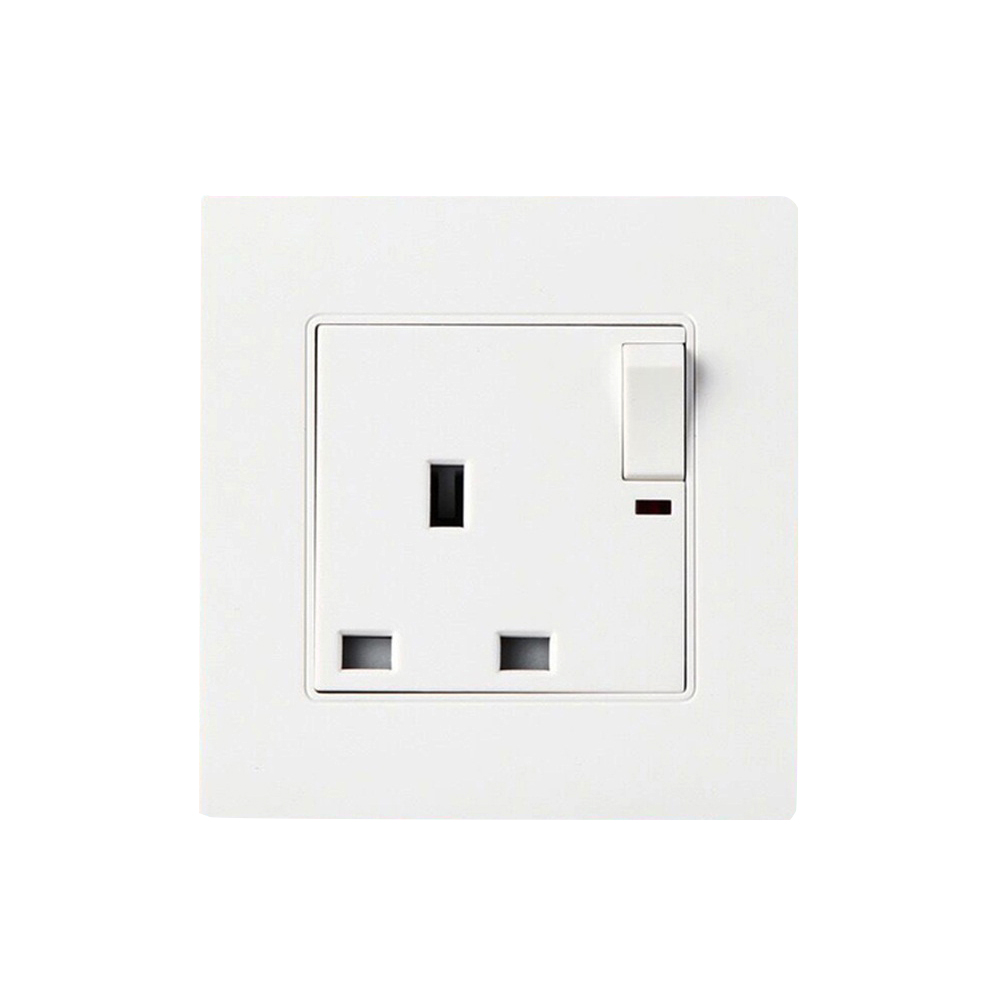 outlet function 13a 1 gang 3 pin switch socket