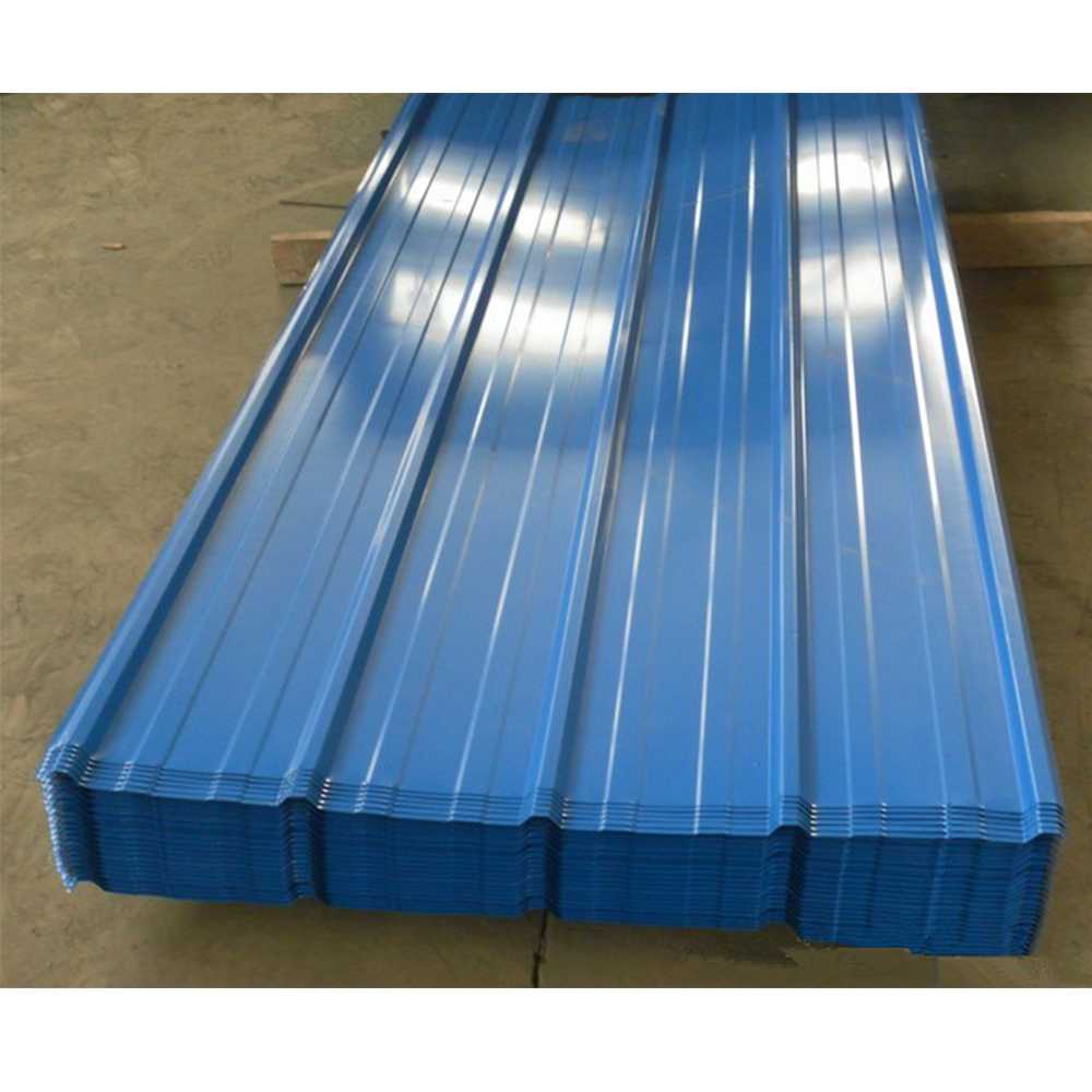 Blue Corrugated Steel Iorn Roof Tile Sheets Roll Plant Line