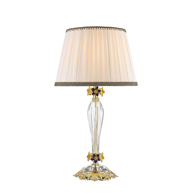 Hanse Clear Glass Brass Table Lamp