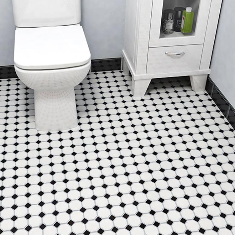 ceramic black and white tile