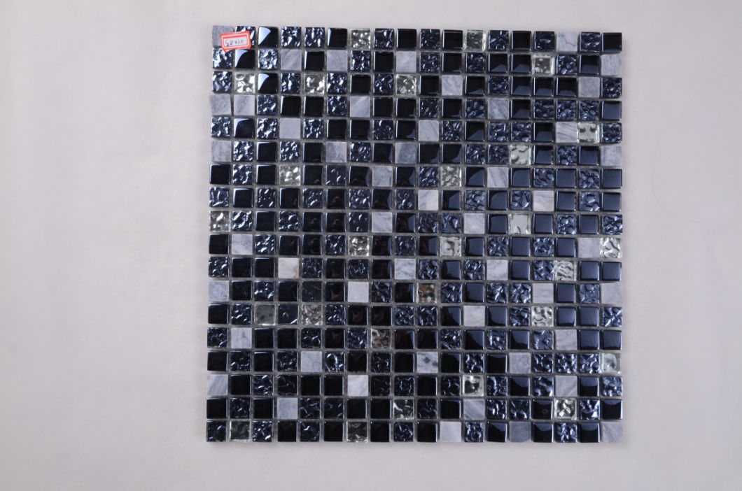 Canada Style Building 1 Inch Glass and Stone Mosaic Tile