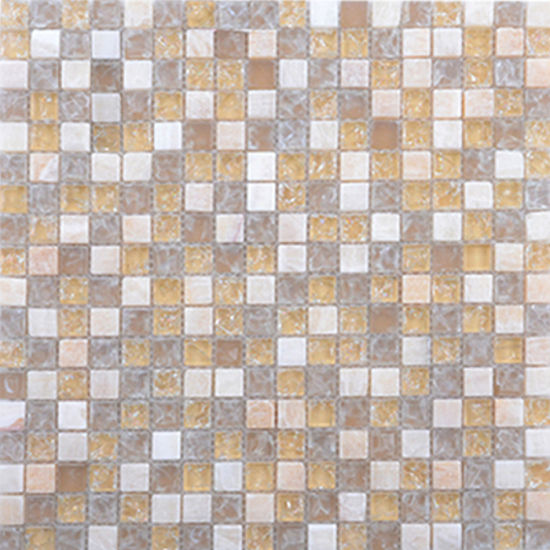 Red Glazed Glass Mosaic Tile