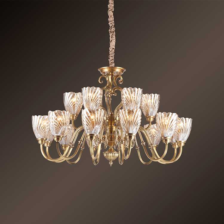 Hanse Luxury Golden Brass Crystals Wall Light