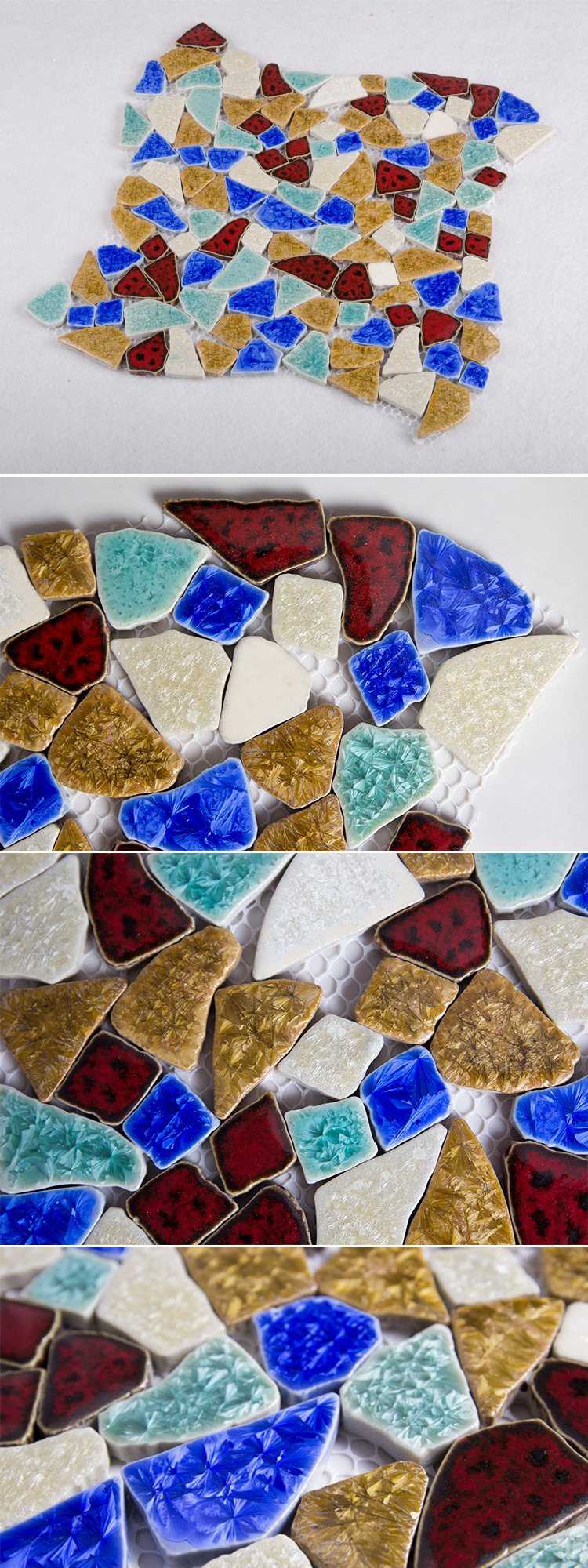 Transmutation Glazed Ceramic Pattern Luxury and Elegant Mosaic Tile