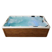 3.75M Length Garden Fashion White Acrylic Material Above Ground Swimming Pools