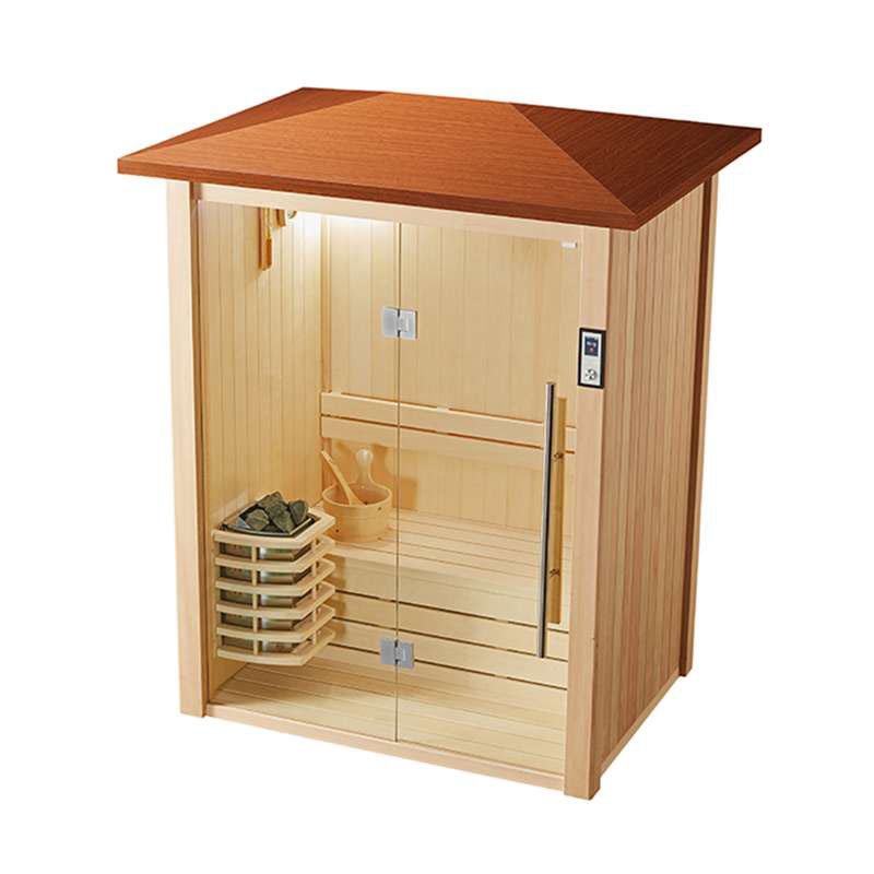 1.7m with Bluetooth FM MP3 refabricatedsauna outdoor room