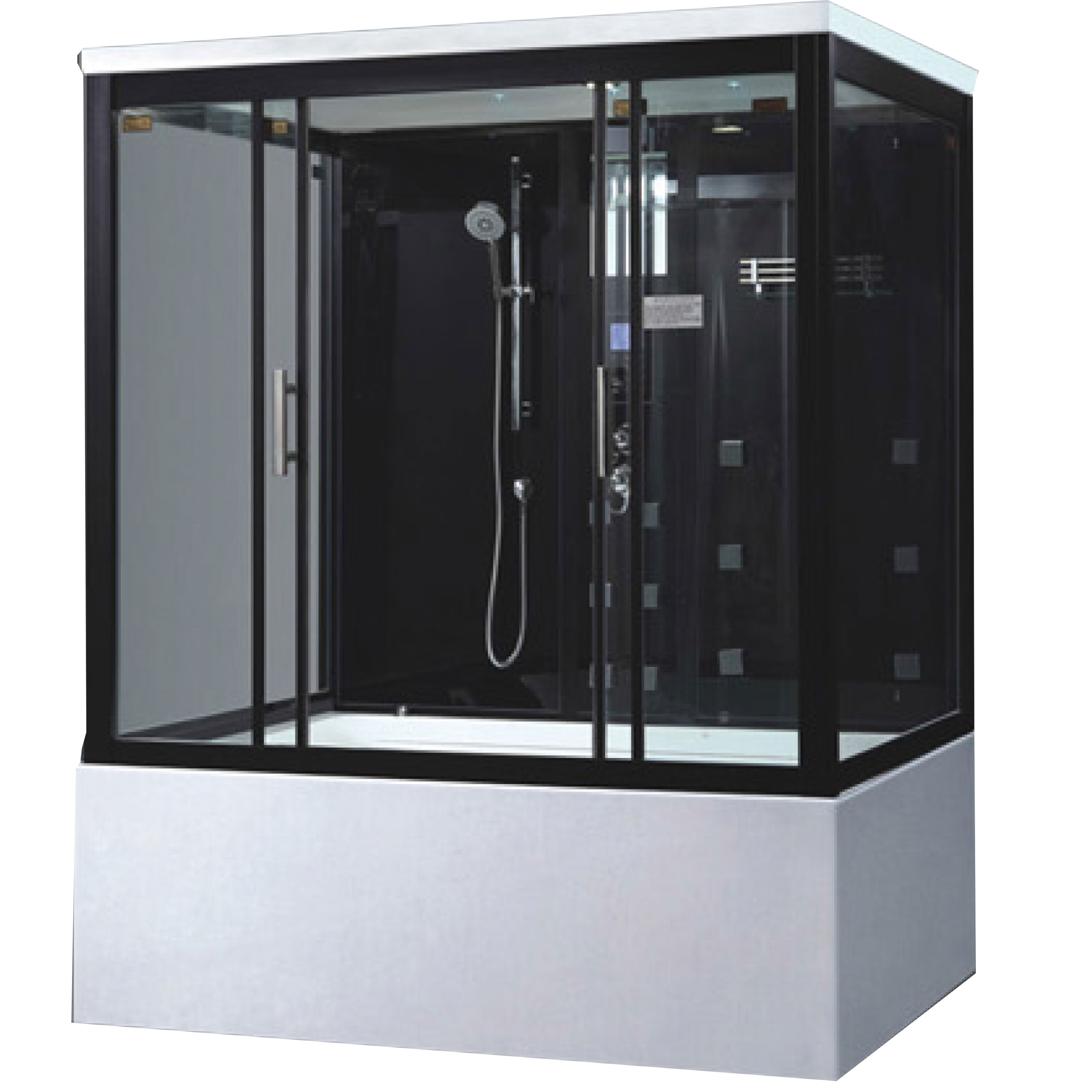 Massage Function Whirlpool Luxury Steam Shower Cabinet