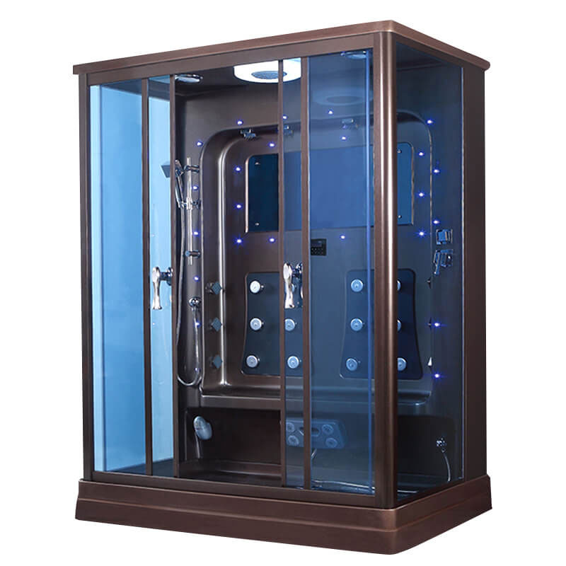 HS-SR087 new item computer control acrylic complete steam bath cubicle