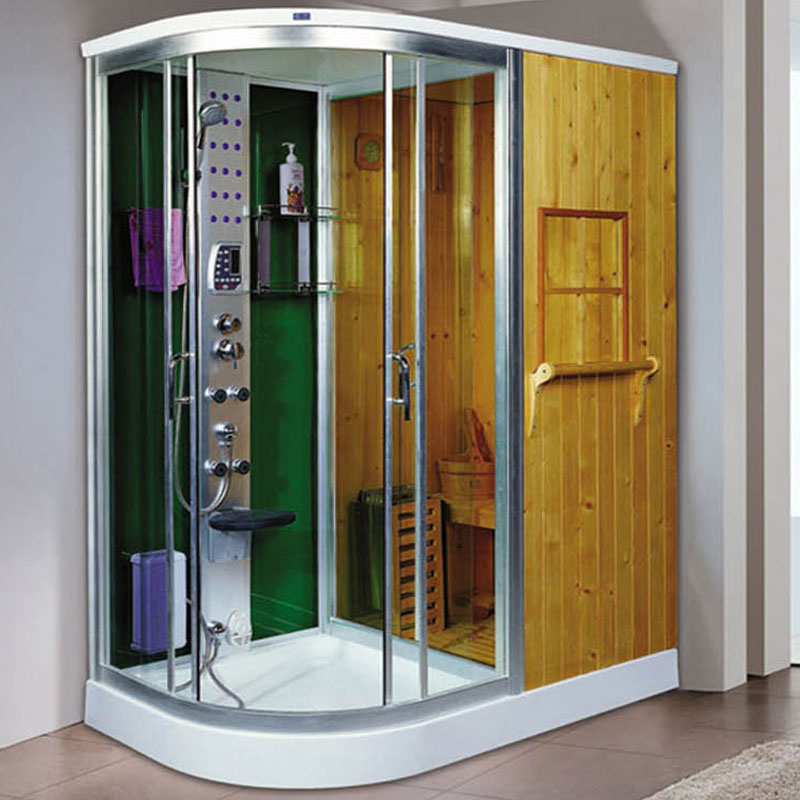 HS-SR1117B-1X one person sauna steam room/ steam sauna/ sauna and steam room