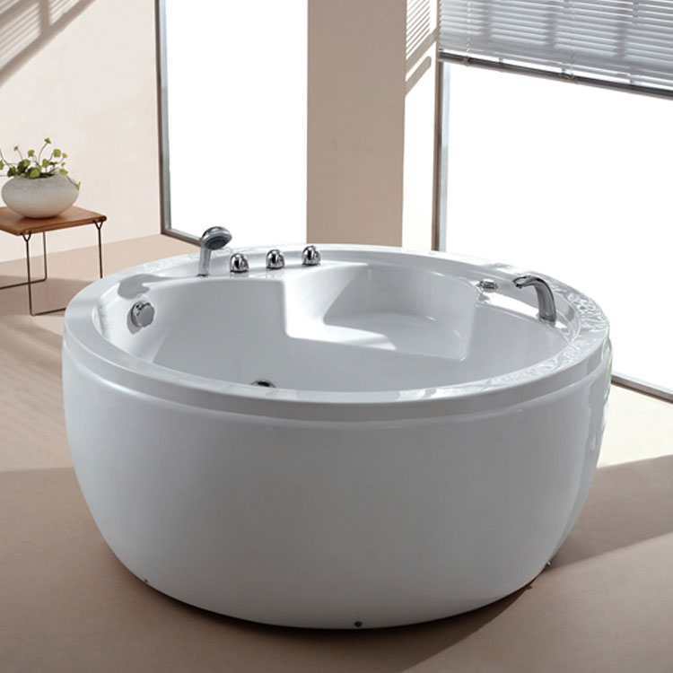 Custom Made Freestanding Whirlpool Bathtub Massage Round Sizes