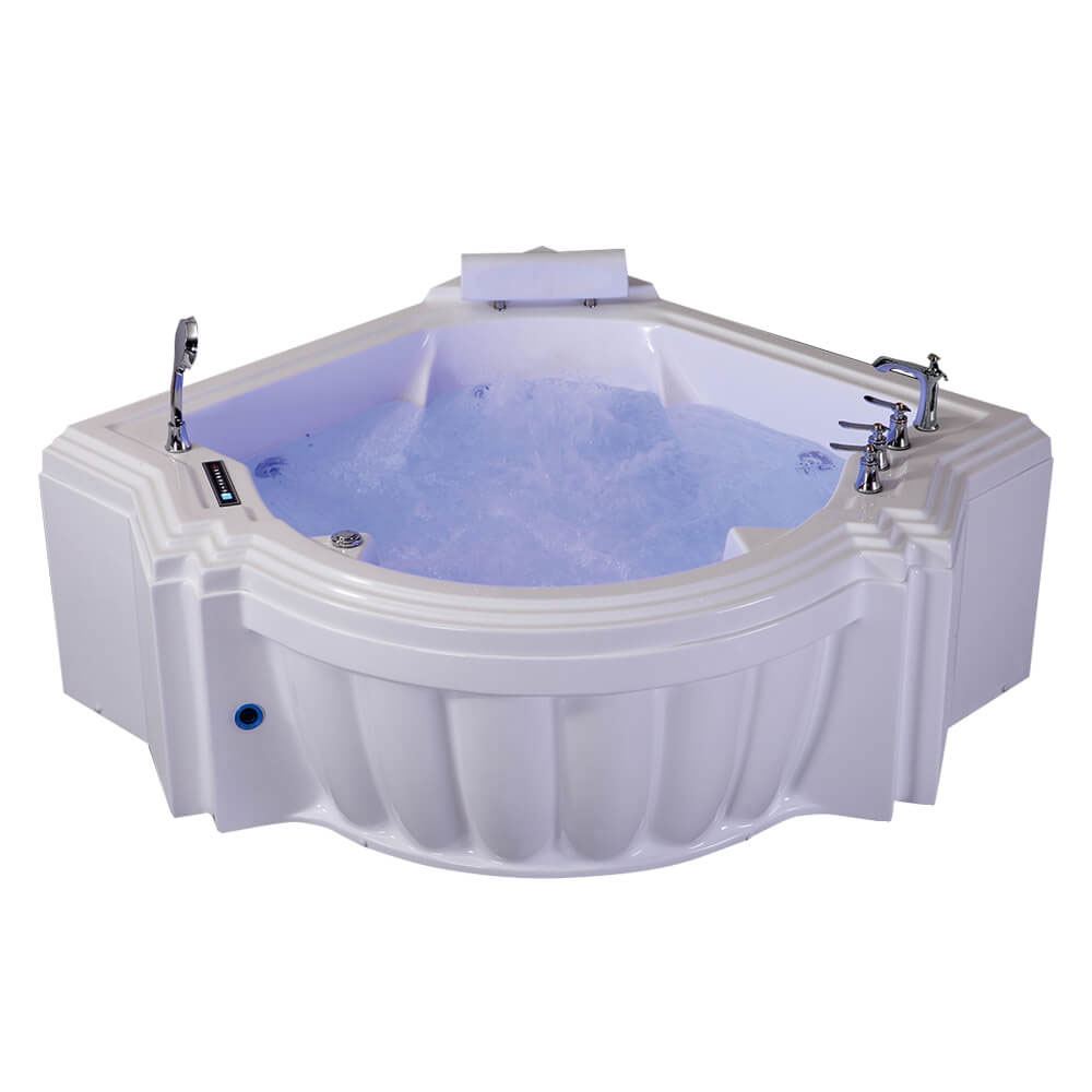 Foshan Big Size Computer Controlled Corner Bathtubs Whirlpools