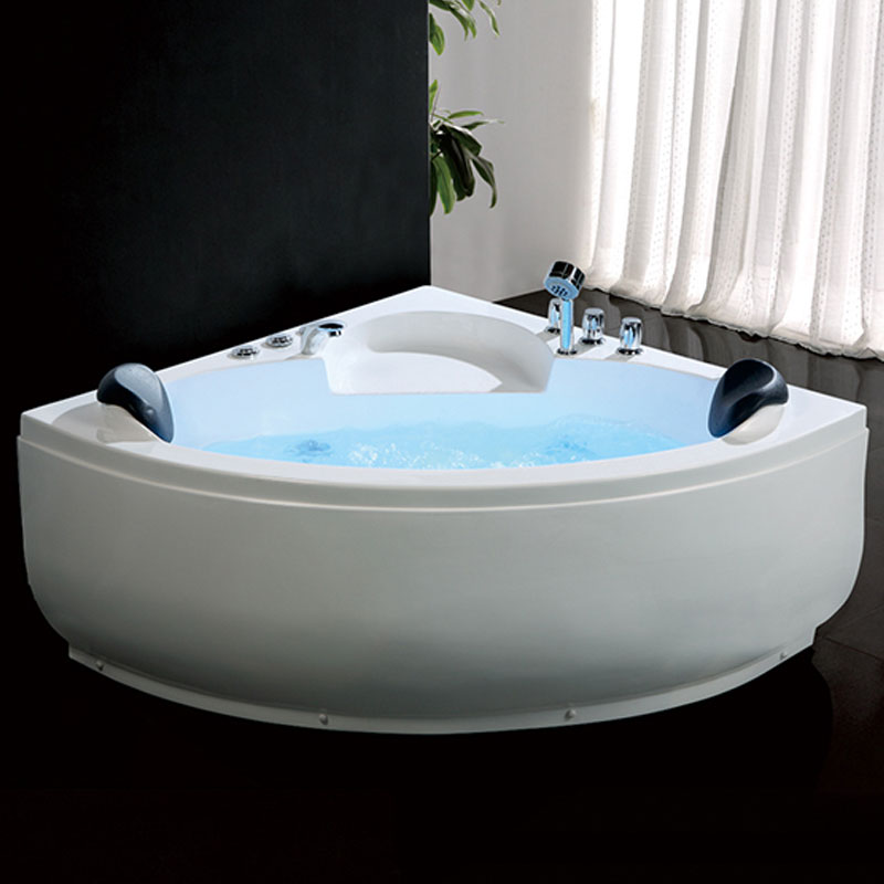 120Cm Small Massage Clear Acrylic Cheap Corner Bathtub