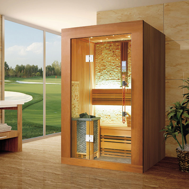 HS-SR1239C Personal wood steam red cedar sauna room
