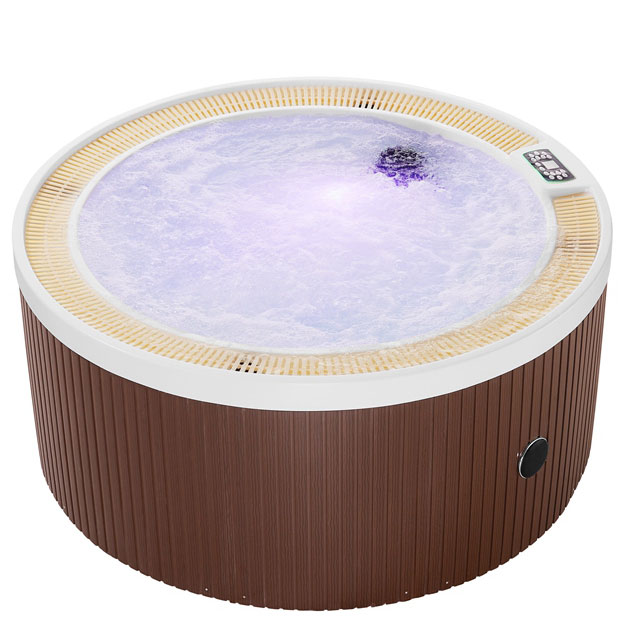 Lazy Miami Galvanic Round Balboa Helsinki 4 Person Indoor Outdoor Whirlpool Hot Tubs Spas