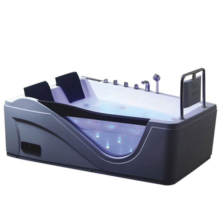 HS-B293 2 person irregular apron massage bathtub new model