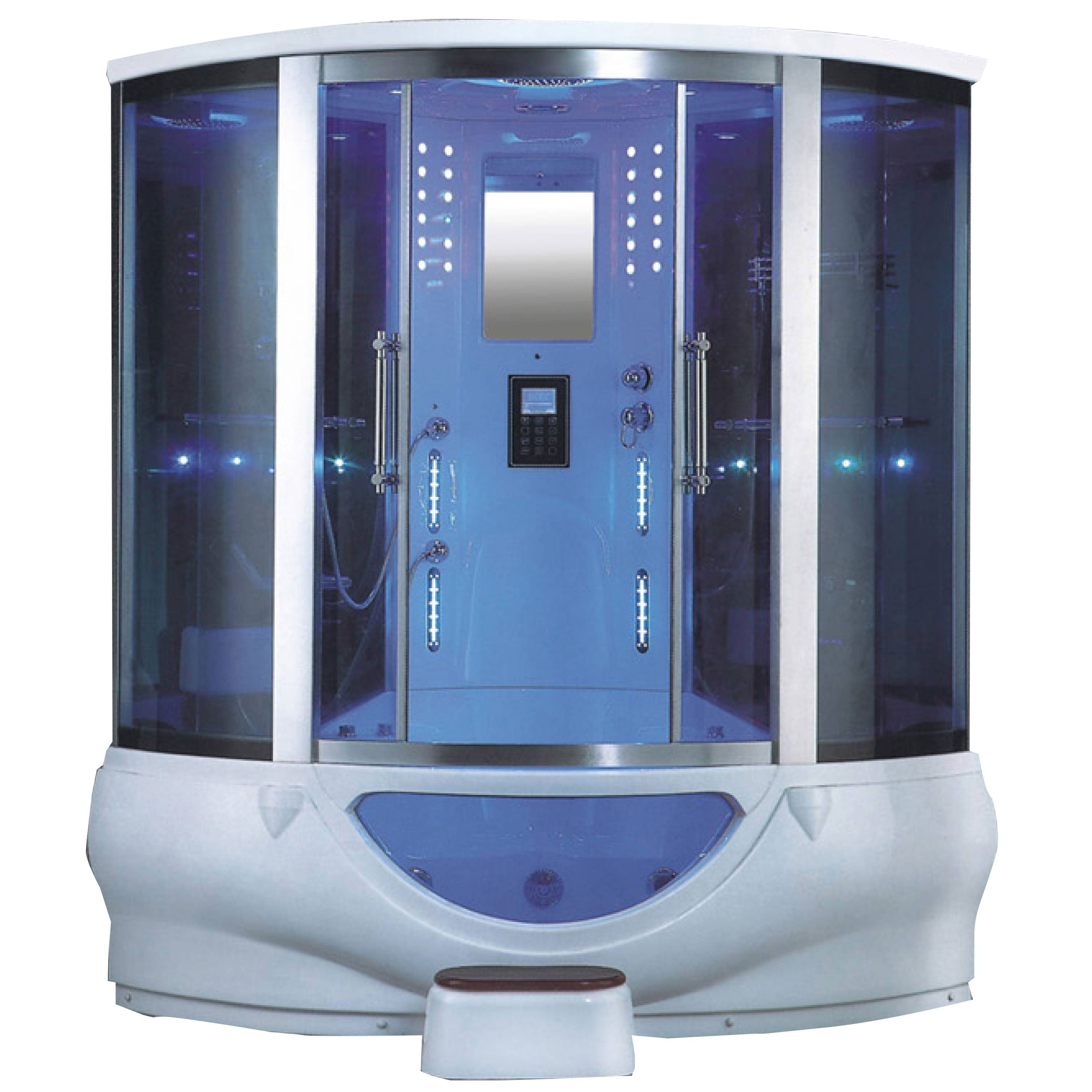Massage Shower Units/ Luxury Steam Shower Cabinet/ Bath Steam Room