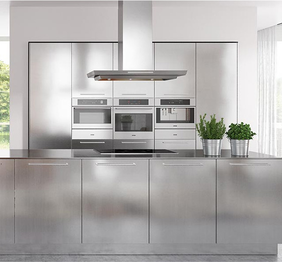 Armoire de cuisine en aluminium