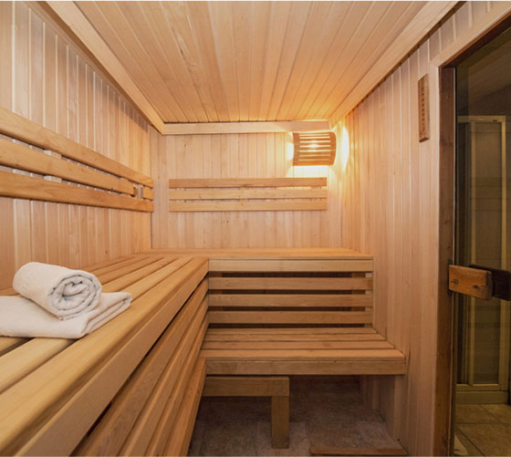sauna room