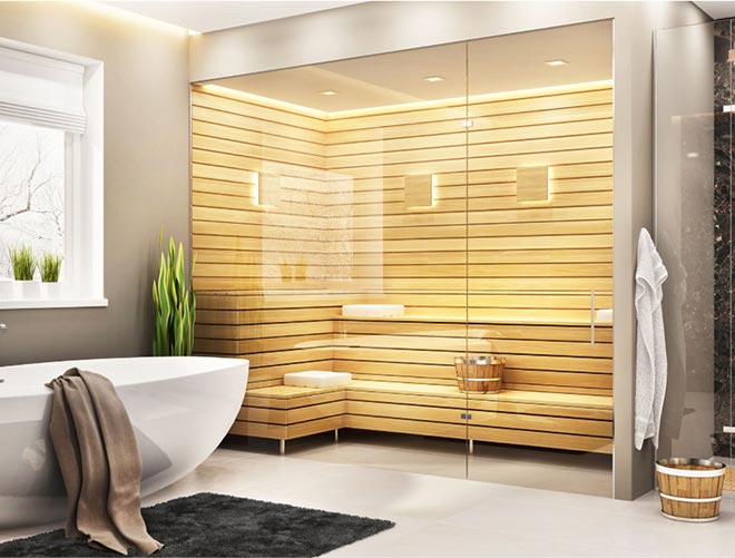 sauna room