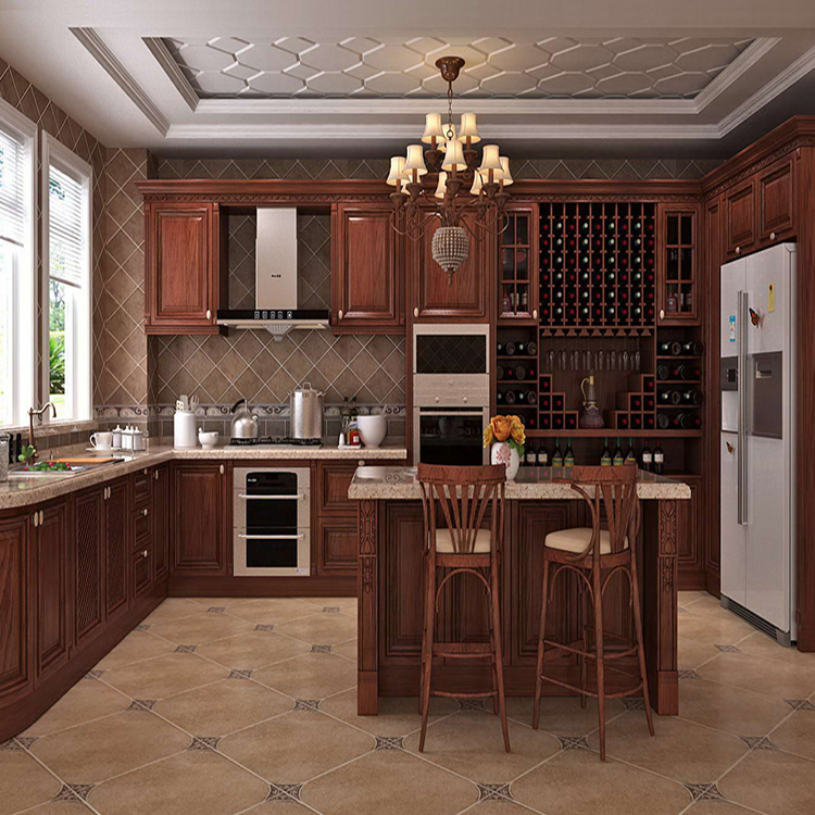 Solid Wood Kitchen Cabinet