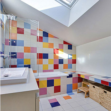 Whole Coloured Tiles Supplier, Colorful Bathroom Floor Tiles
