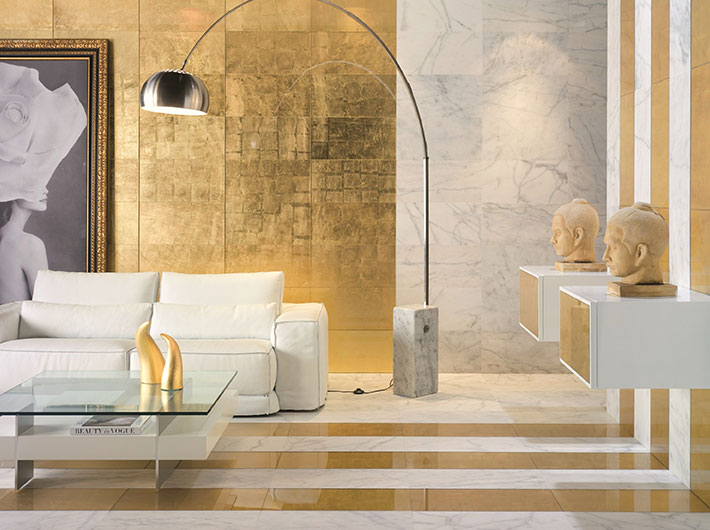 Gold Tiles, Golden Tiles Design Mosaic, Marble, Glass - Find The