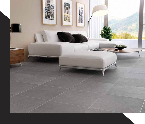 grey floor tiles