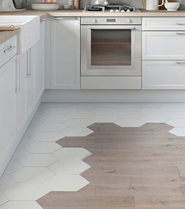 Hexagonal Kitchen Tile