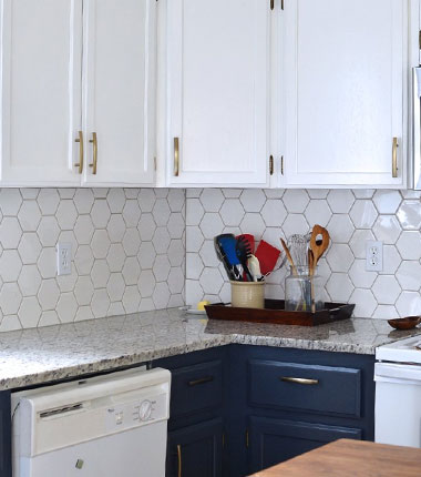 Hexagonal Kitchen Tile
