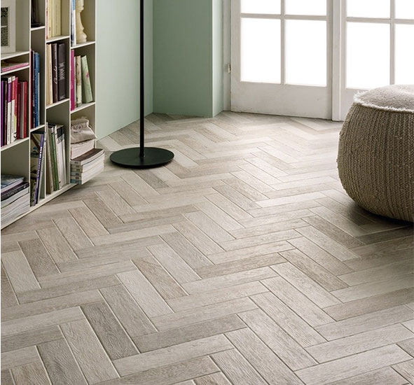 herringbone floor tile