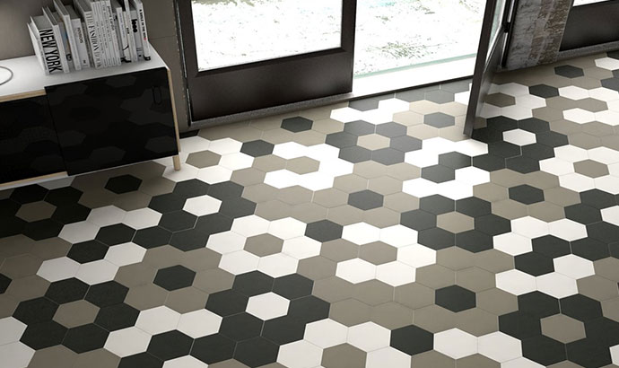 Hexagon Floor Tiles