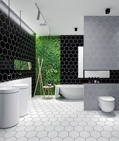 Hexagon Floor Tiles