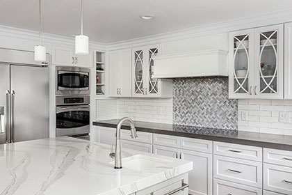 marble kitchen tile