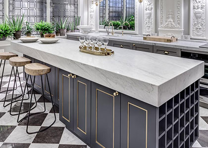 marble kitchen tile