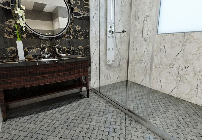 Mosaic Floor Tiles