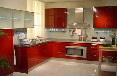 red wall floor tiles