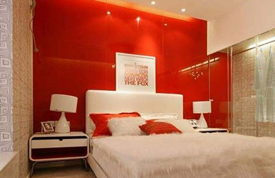 red wall floor tiles