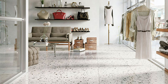 terrazzo floor tile