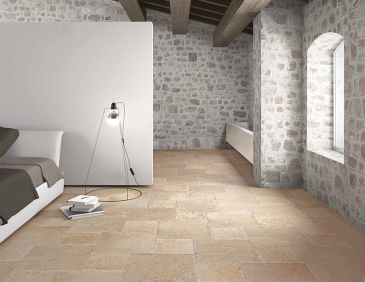 travertine floor tile