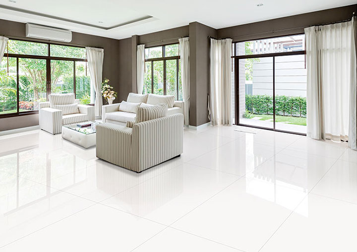 White Floor Tile