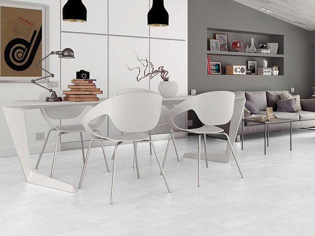 White Floor Tile