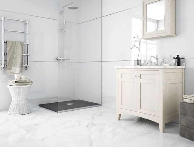 White Floor Tile