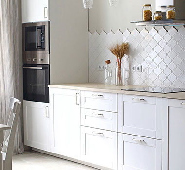 White Kitchen Tile, Buy White Tiles for Kitchen - Top Kitchen White