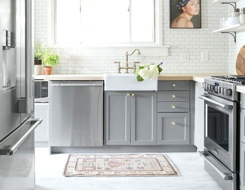 white kitchen tiles